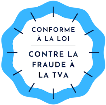 Conforme avec la loi contre la fraude à la TVA