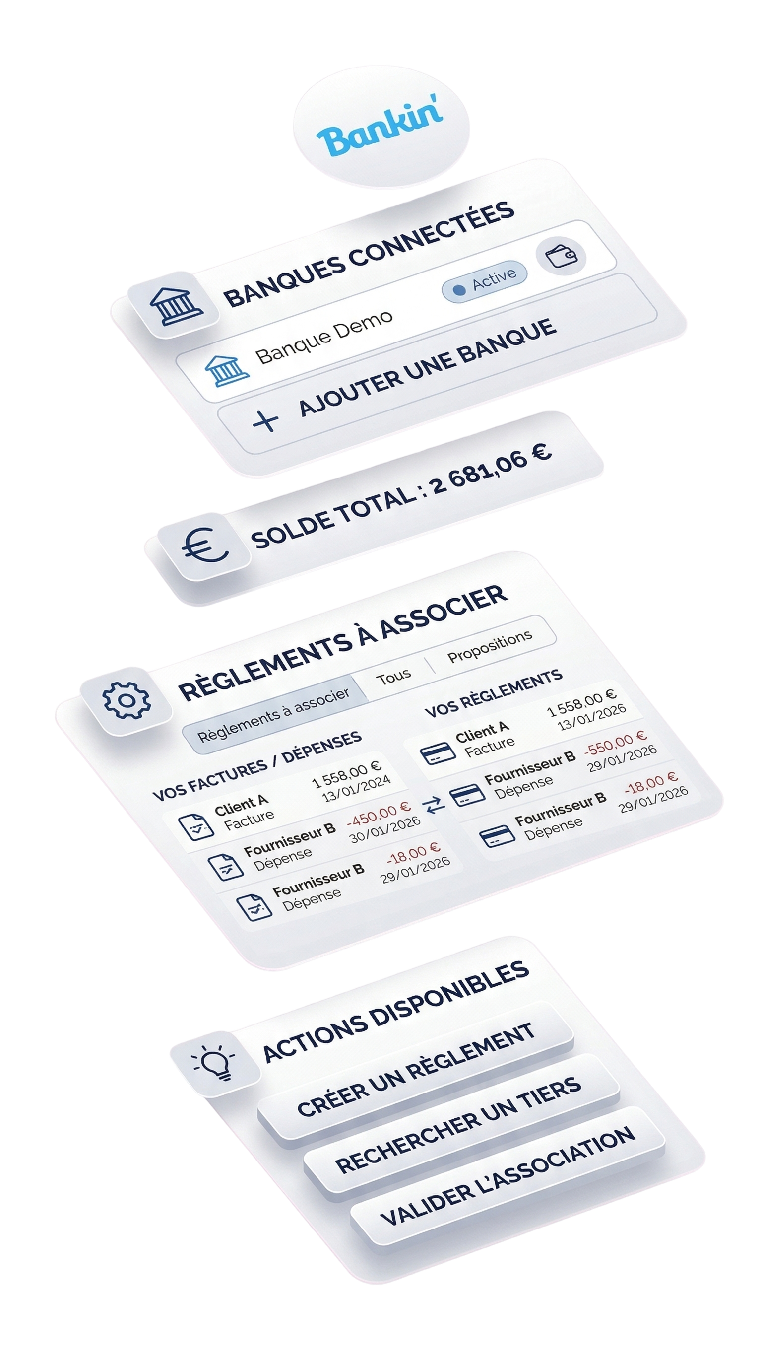 Illustration du module Banque dans My.Facturation