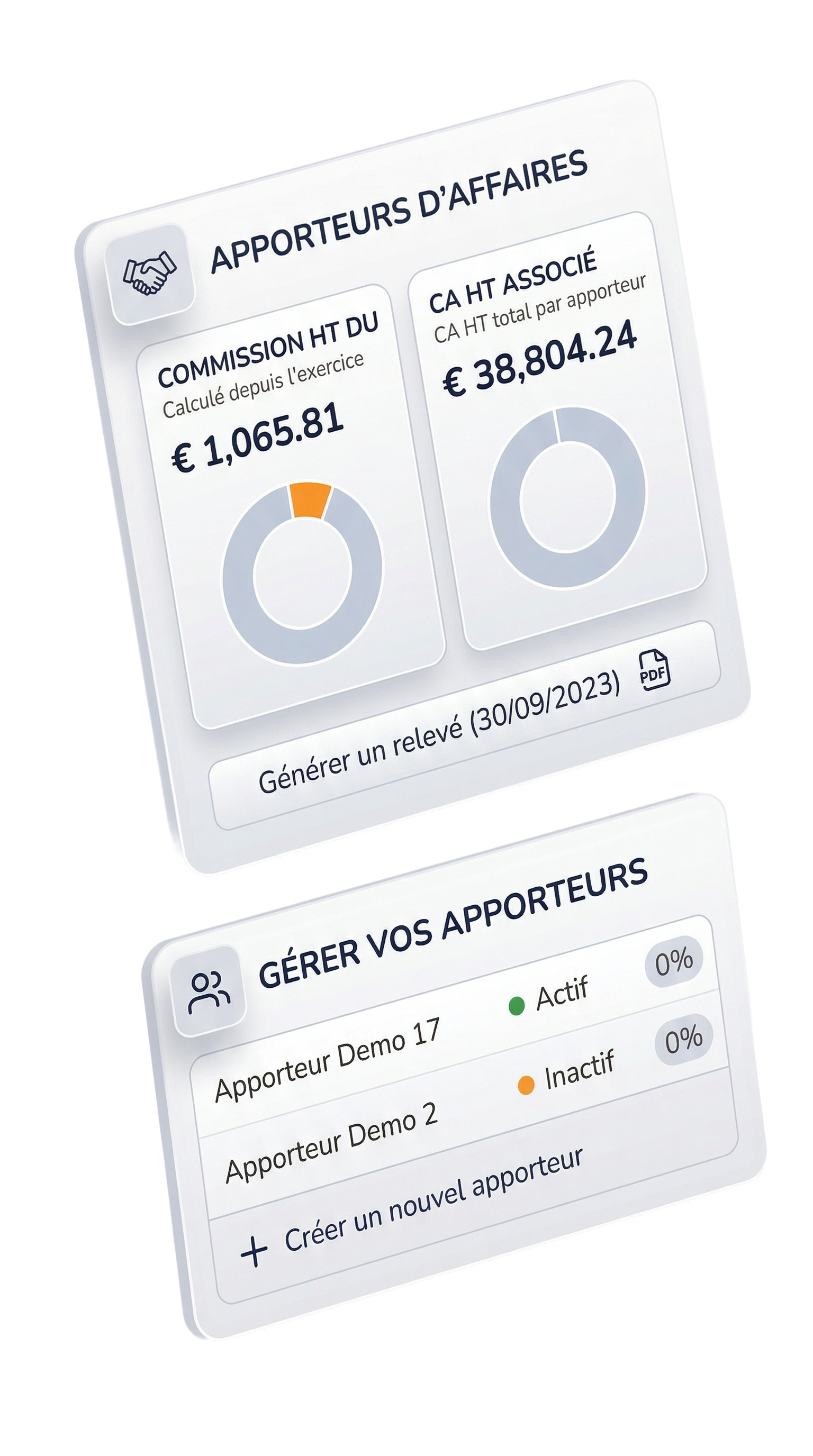 Illustration du module Apporteur d'affaire dans My.Facturation