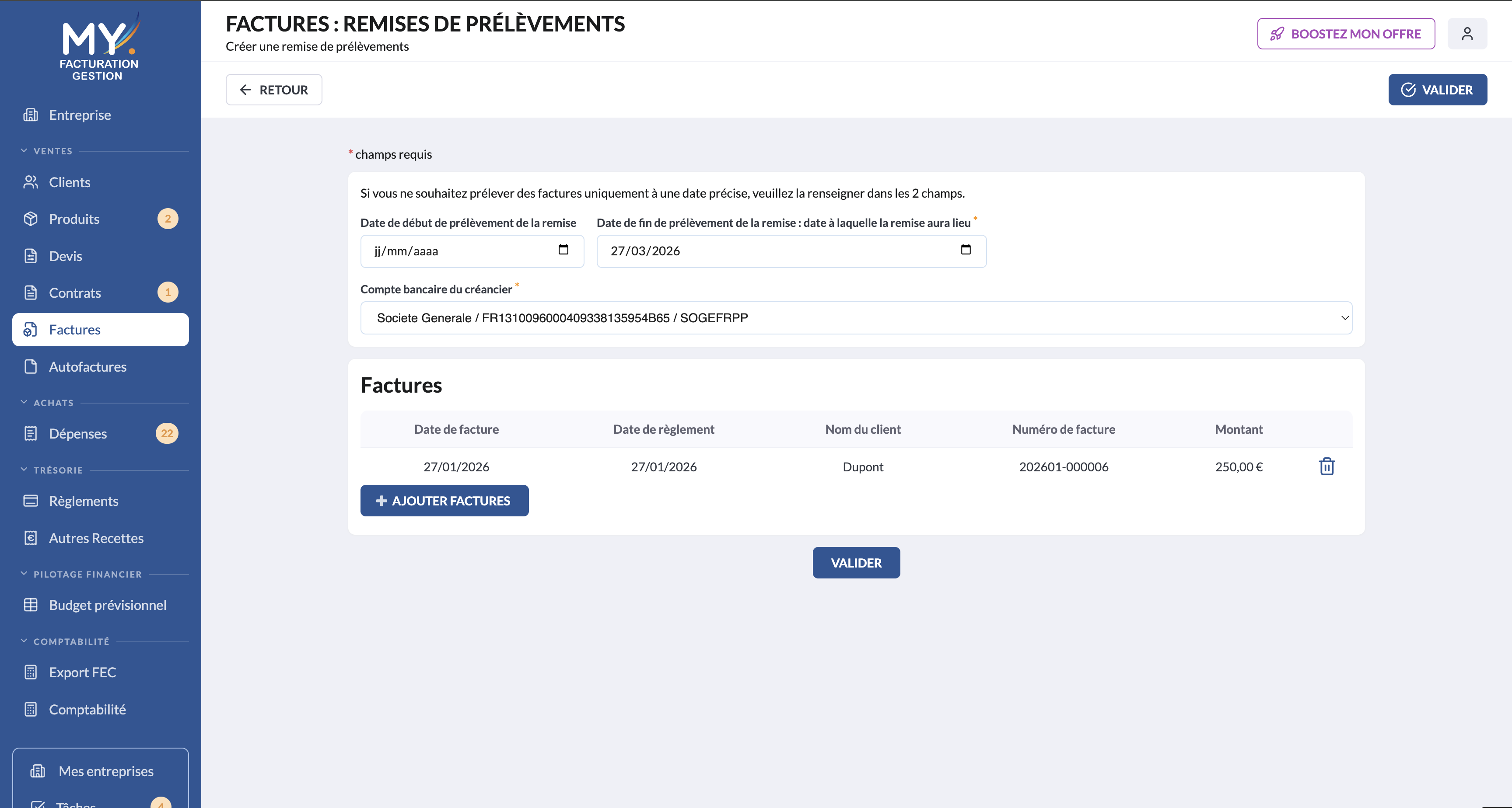 Module Remitting Levy - capture d ecran 1