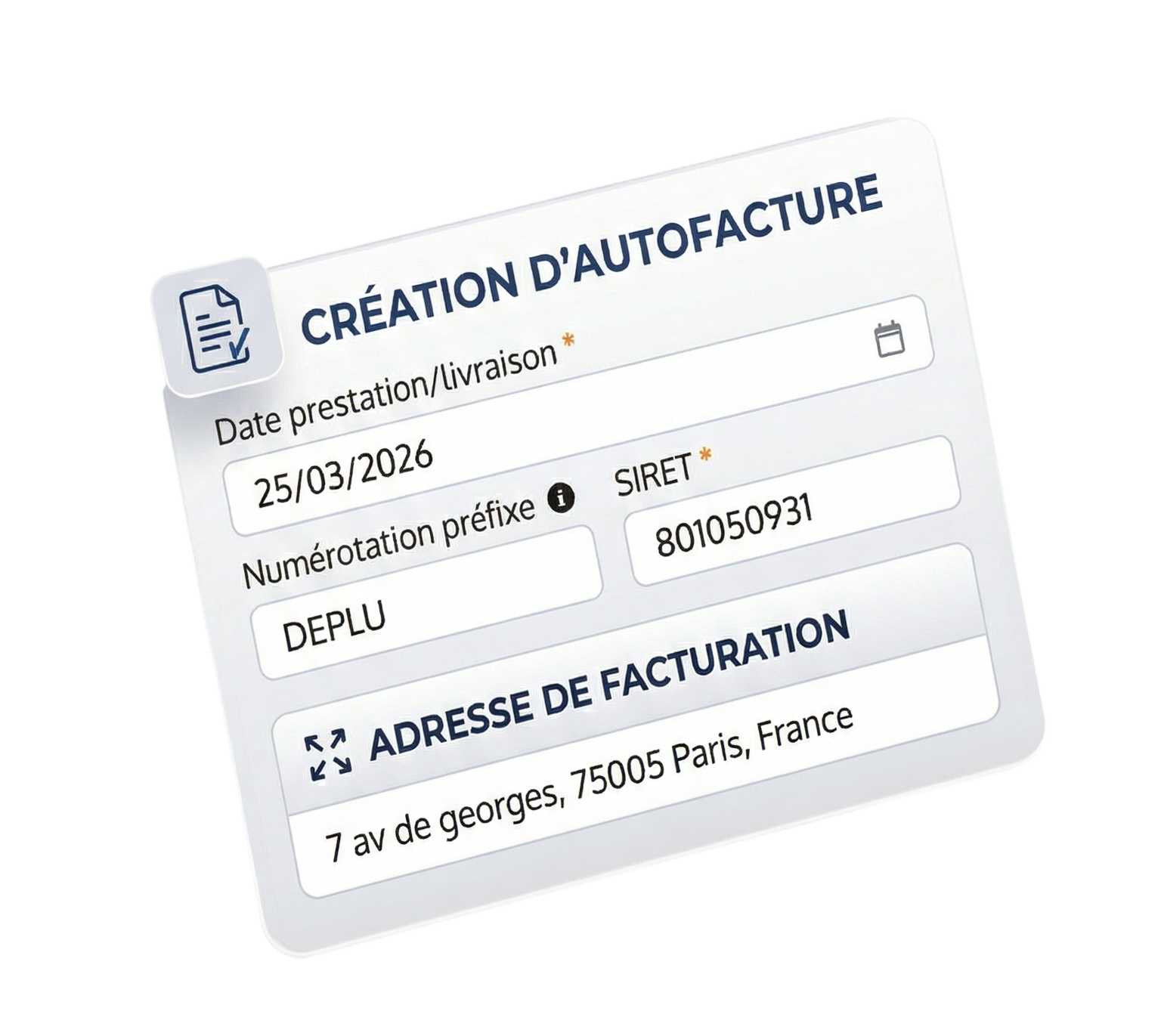 Illustration du module Autofactures dans My.Facturation