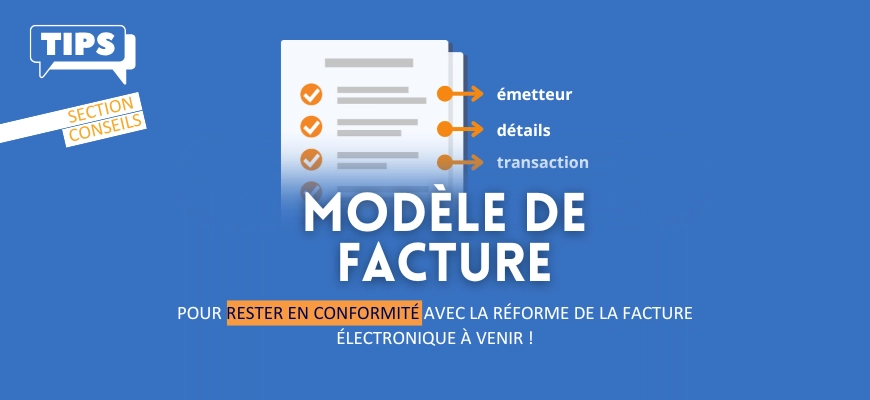Modèle de facture conforme aux normes 2025