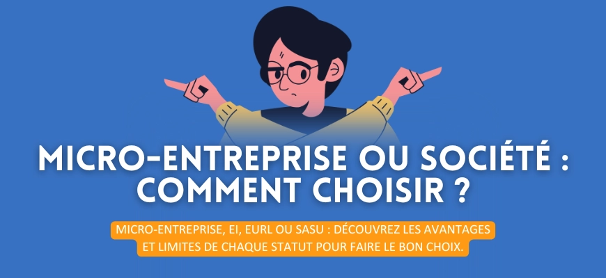Micro-Entreprise ou Société : Comment choisir ?